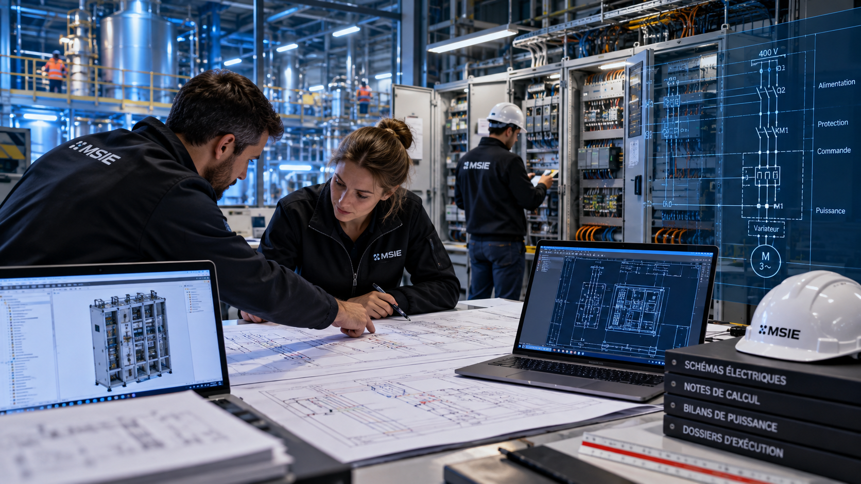 Études électriques en environnement industriel