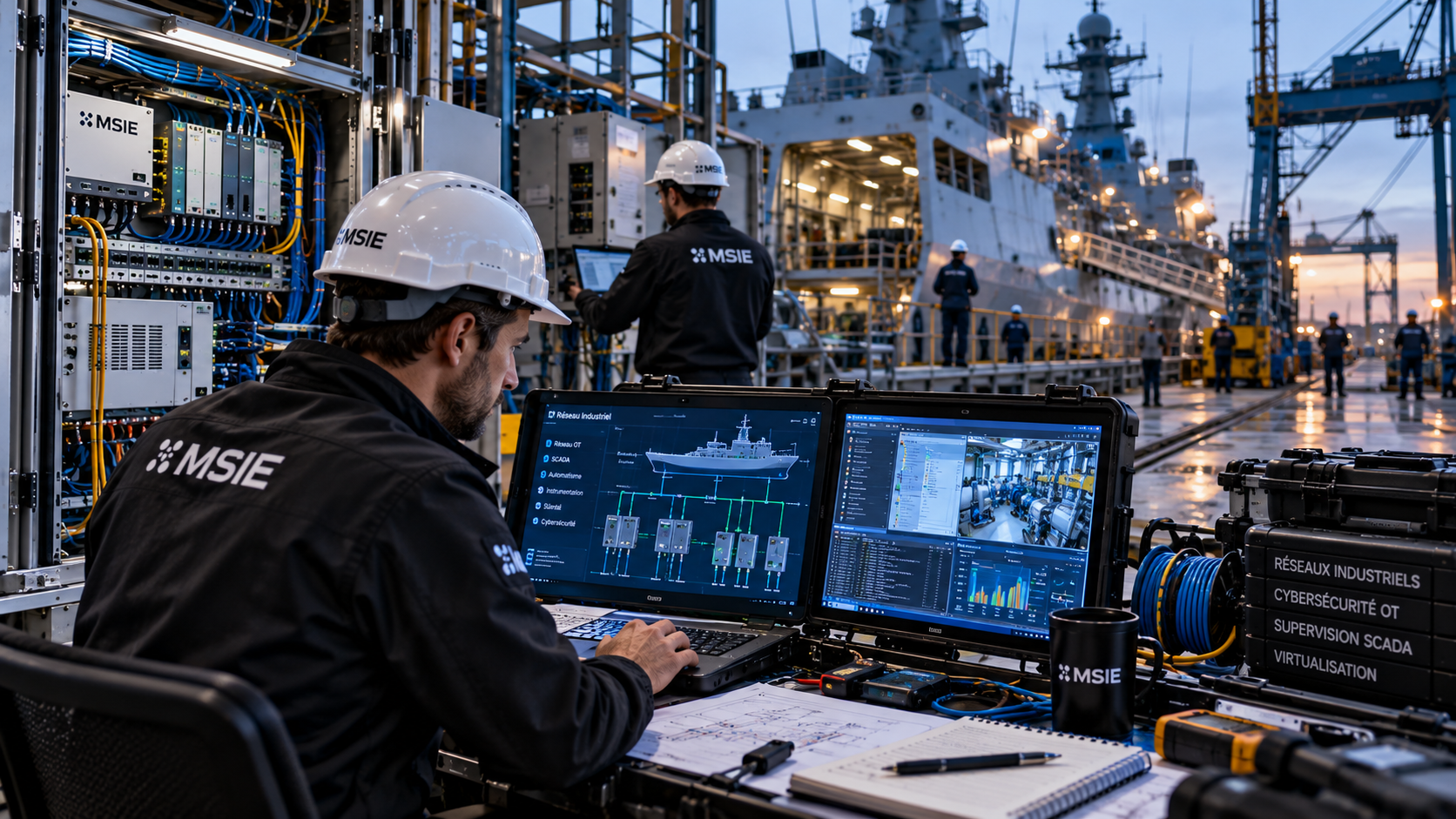 Informatique industrielle en environnement naval